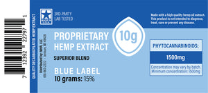 Proprietary Hemp Extract - Blue Label